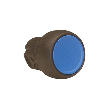 Sprecher and Schuh D7 Pushbutton 22.5 mm Head Only Plastic Latching Flush Blue Cap Non Ill