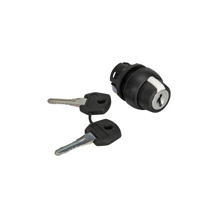 Sprecher and Schuh D7 Key Selector Switch 22.5 mm 2 Position Plastic Maint Key Rtn Left Code 4004