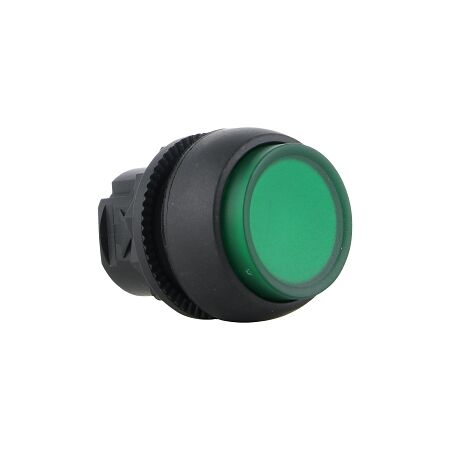 Sprecher and Schuh D7 PushButton 22.5 mm Plastic Momentary Illuminated Extended Head Green