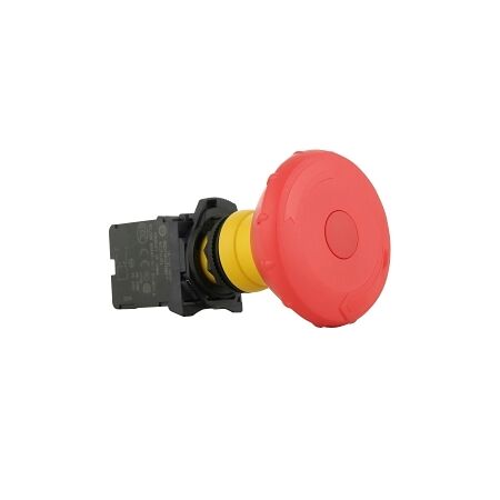 Sprecher and Schuh D7 E Stop 22.5mm Head Only PLT 2 POS 60mm OPTR MOM TTR Red 1NC SELF MONT