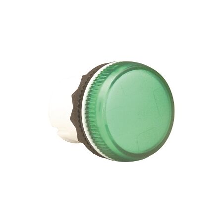 Sprecher and Schuh D7 Pilot Light 22.5 mm Head Only Round Plastic Green Lens