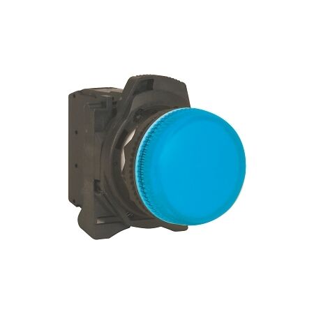 Sprecher and Schuh D7 Pilot Light 22.5mm Complete Plastic LED 24V AC DC Blue Lens
