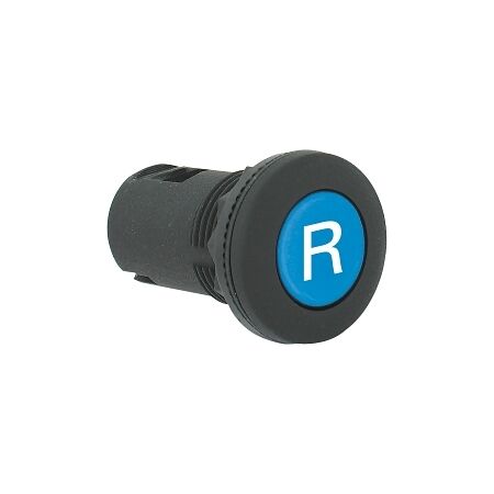 Sprecher and Schuh D7 Pushbutton 22.5 mm Plastic Reset Rod Operator Blank Blue