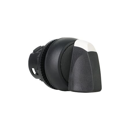 Sprecher and Schuh D7 Selector Switch 22.5mm Head Only Plastic STD BLK Knob 2 POS SR from Left