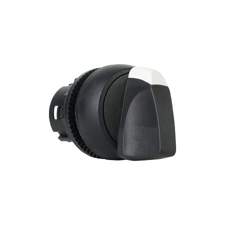 Sprecher and Schuh D7 Selector Switch 22.5mm Head Only Plastic STD BLK Knob 3 POS SR from Left