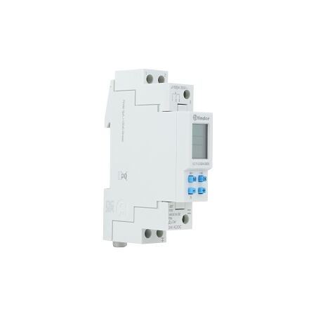 Finder 12 Series Digital Time Switch 1 Changeover 30MEM 24V AC DC Control 17.5mm Frame