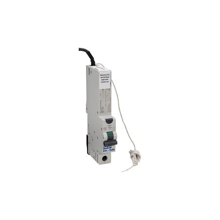 NHP DIN-T Residual Current Device Long Body w/ Overcurrent 10kA 10A 1Pole and N C Curve 10mA Type A