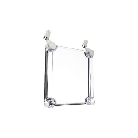 Fibox EK Cover PC suits 190 x 190mm Base 30mm High with Hinges Clear