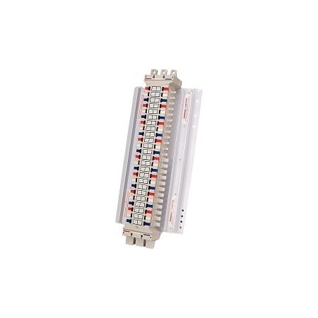 NHP POWERMAX GB Isolation Busbar Chassis DIN-T 250A 24 Way 1Pole Universal Red