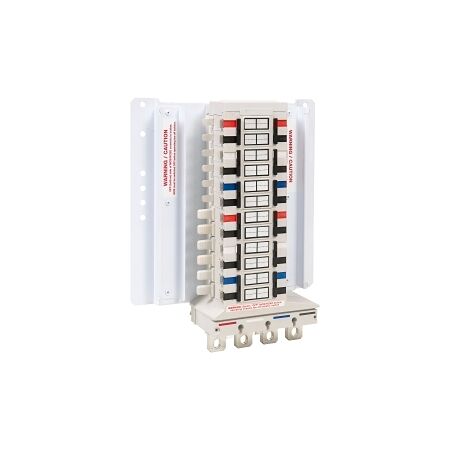 NHP POWERMAX GB Isolation Busbar Chassis DIN-T 250A 24 Way 4Pole Bottom Feed RNWNBN
