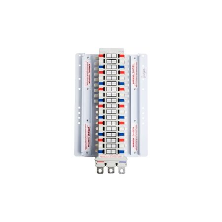 NHP POWERMAX GB Isolation Busbar Chassis DIN-T 250A 36 Way 3Pole Bottom Feed