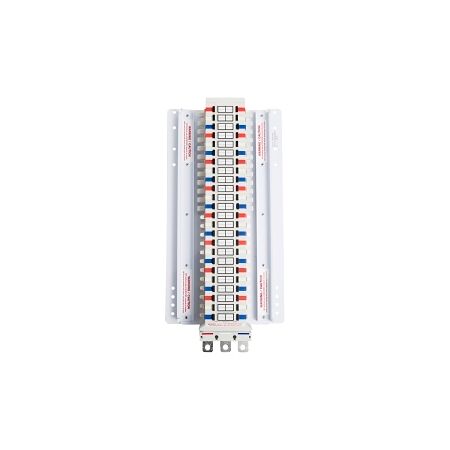 NHP POWERMAX GB Isolation Busbar Chassis DIN-T 250A 48 Way 3Pole Bottom Feed
