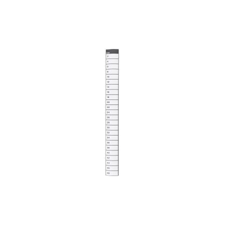 NHP POWERMAX GB Isolation Busbar Chassis Accessory Escutcheon Label 1 to 48 right