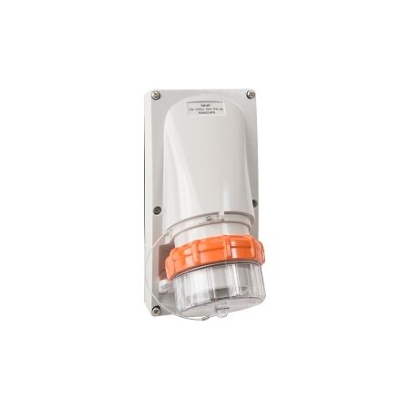 NHP ISO Appliance Inlet, 3 Round Pins 20A 250V AC, without Base, Grey