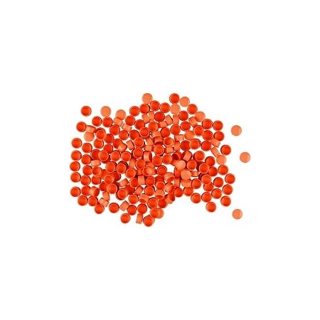 NHP ISO Spares, Cover Screw Caps, Resistant Orange (QTY 200)