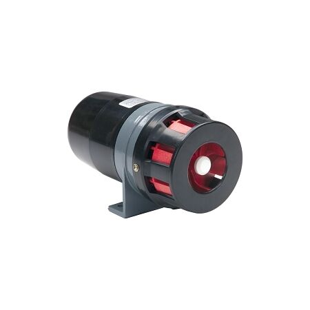 Klaxon Siren Motor Driven Duplo 126dB 1800Hz IP65 230V AC Wall Mount