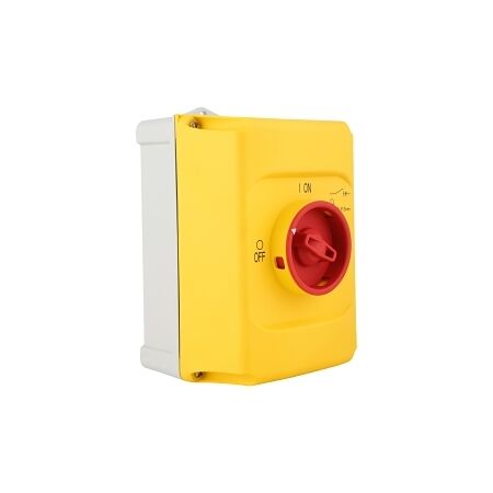 S+S KT5 Enclosure IP65 Surface Mount Red and Yellow Handle