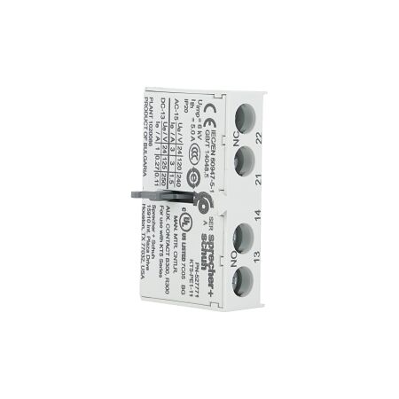 S+S KT5 Auxiliary Contact with 1NO  Contact Front Mount