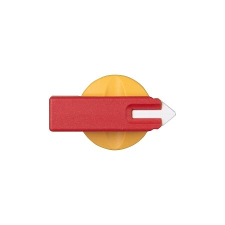 S+S KT9 Lockable Twist Knob Red and Yellow