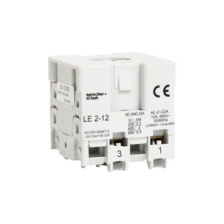 Sprecher and Schuh L2 Cam Switch Switch Body 2 Position with Off 12A Panel Mount