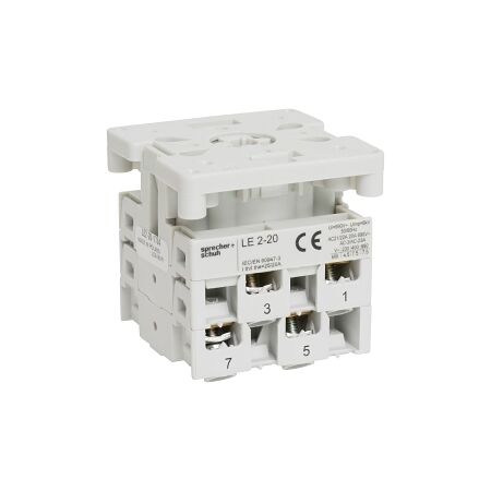 Sprecher and Schuh L2 Cam Switch Switch Body 4 Pole Off On 20A Panel Mount