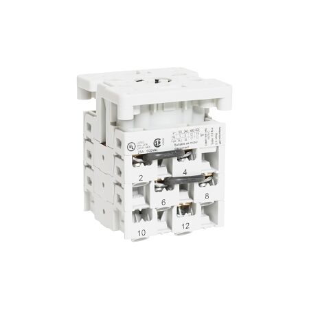 Sprecher and Schuh L2 Cam Switch Switch Body 3 Pole Reversing 25A Panel Mount