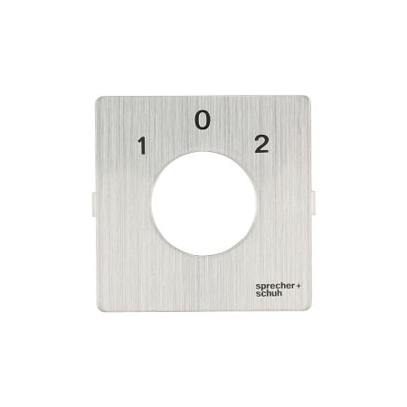 Sprecher and Schuh L2 Cam Switch Ll2A4 Legend Plate 48 x 48mm 1 0 2