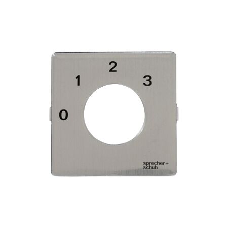 Sprecher and Schuh L2 Cam Switch Ll2A4 Legend Plate 48 x 48mm 0 1 2 3