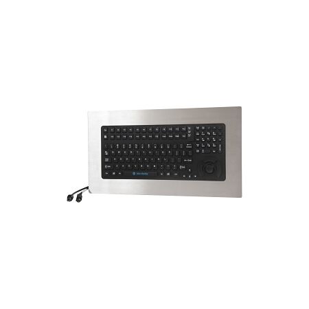 AB Industrial Computer and Monitor Accessories PS 2 Keyboard Mouse 113 Keys Stainless Steel