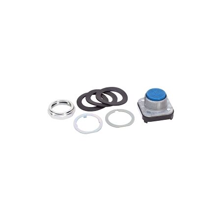 Allen-Bradley 800T Pushbutton 30.5mm Flush Head Momentary Non Illuminated No Contacts Blue
