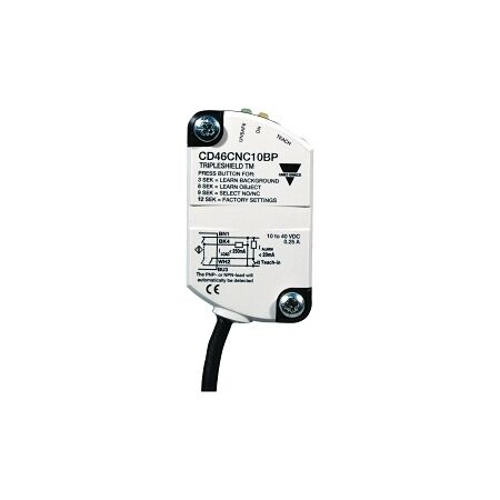 Carlo Gavazzi Capacitive Proximity Plastic Rectangular 46x8mm PNP NO NC Output 10mm Sensing Range 2m
