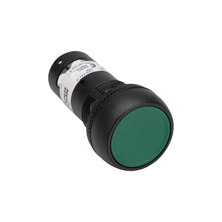 Sprecher and Schuh D7 Pushbutton 22.5mm Monolithic Flush 1 NO Green