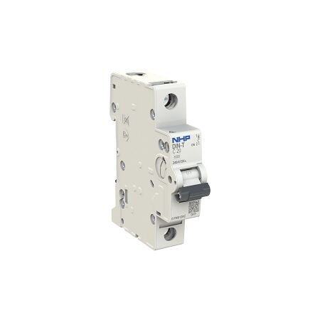NHP DIN-T Miniature Circuit Breaker MCB 6kA 1 Pole 20A D Curve