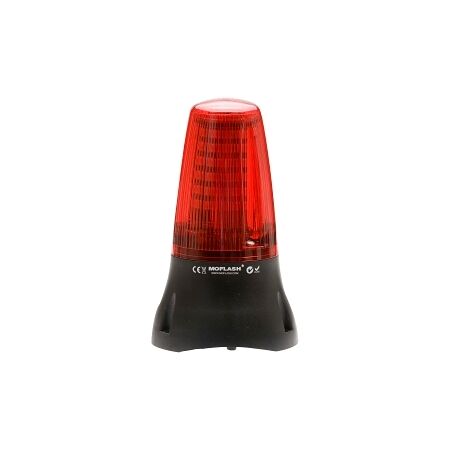 Moflash LED125 48 LEDS Steady or Flashing Mode IP65 24V DC Wall or Surface Mount Lens Red