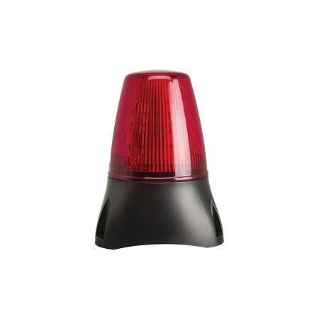 Moflash LEDA100 ECO Sounder Cap 8 LEDS Steady/ Flash Mode IP65 85-280VAC and 85-380VDC W/ S Mnt Red