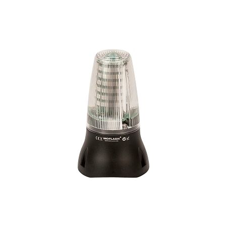 Moflash LEDA125 Sounder 48 LEDS Sty/ Fls Mode 2 x IP65 24VDC W/ S Mnt Tri Colour Amber Green Red