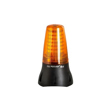 Moflash LEDA125 Sounder 48 LEDS Steady/ Flash Mode 2 x IP65 230VAC Wall/ Surface Mnt Amber