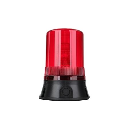 Moflash Xenon Beacons 10 Joules Flashing Mode IP65 230V AC Wall or Surface Mount Lens Red