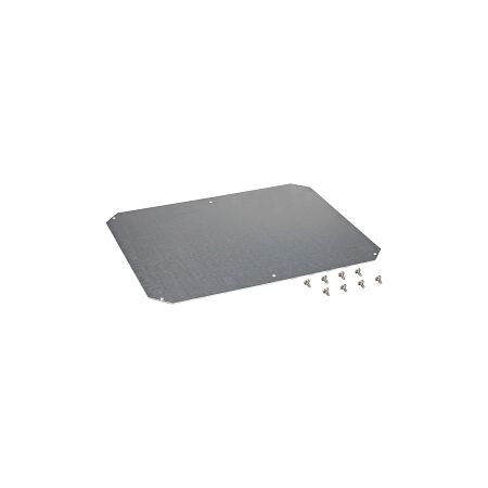 Fibox ARCA Mounting Plate Galvanised Steel suits ARCA H500 x W400mm