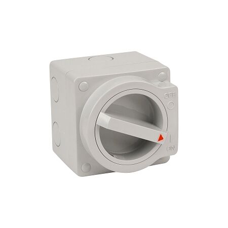 NHP NLINE Isolating Switch, Small IP 66 Plastic, 2 Pole 20A 250V AC