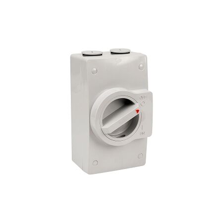 NHP NLINE Isolating Switch, Large IP 66 Plastic, 2 Pole 40A 250V AC