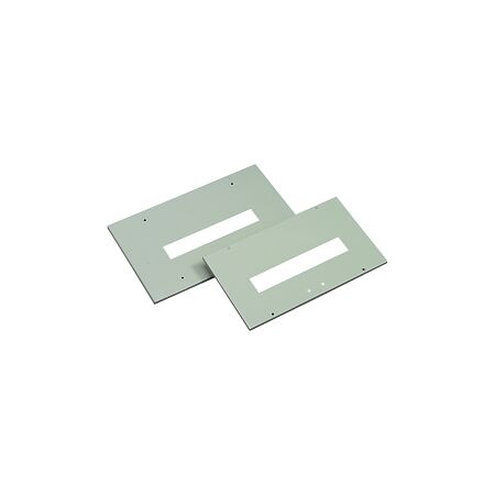 NHP DIN-T NLC Metal Loadcentre Escutcheon Flush suits 15 Way NLC Load Centres Grey