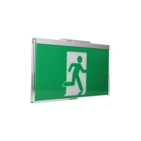 Stanilite Single Point Platinum Exit Lighting LED Evago Wall Mount SS