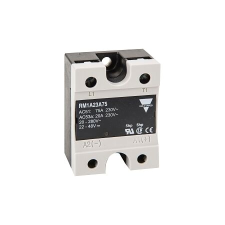 Carlo Gavazzi Solid State Relay 75A 1 Phase 24 to 265V AC Switching 3 to 32V DC Control