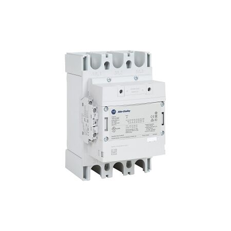 Allen-Bradley 100E Contactor 132kW 3Pole 250-500V AC/DC EI Coil 1NO 1NC Auxiliary