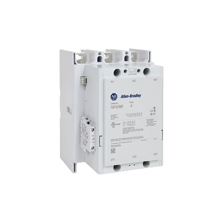 Allen-Bradley 100E Contactor 425kW 3Pole 24-60V DC EI Coil 1NO 1NC Auxiliary