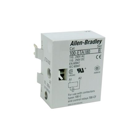 Allen-Bradley 100E Coil Timer Module 110 to 240VAC Off Delay 10 to 180s