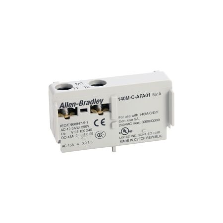 Allen-Bradley 140M Auxiliary Contact with 1NC Contact Front Mount