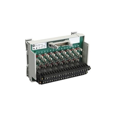 Allen-Bradley 1492 I/O Interface Module Digital 20Pin Fusible 120V AC DC Output 2 Points Blown