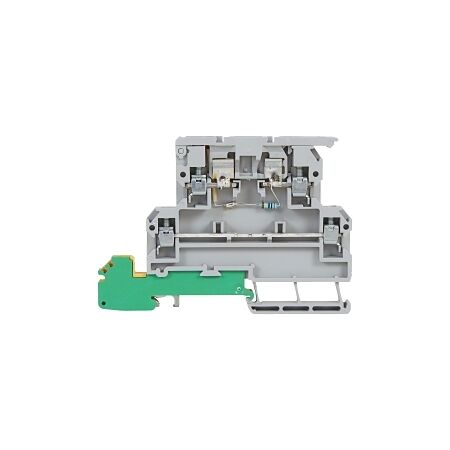 Allen-Bradley 1492-J Screw Connection Fuse Terminal w Earth CON 4mm 3 Level 4 CON 5x20mm 6.3A Grey